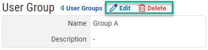 Edit User Groups continued